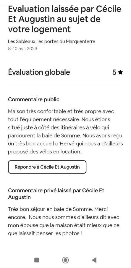 Les Sableaux, Les Portes Du Marquenterre Saint-Quentin-en-Tourmont Ngoại thất bức ảnh